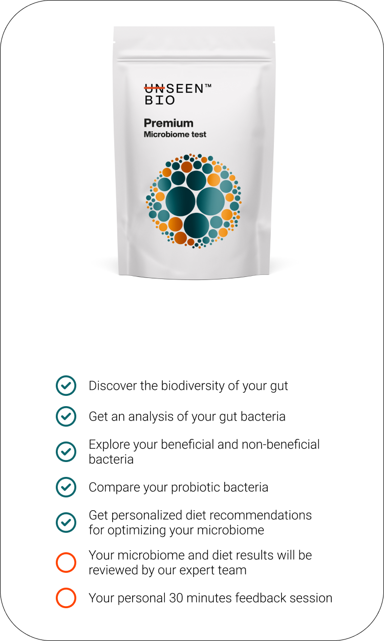 Microbiome test premium benefits